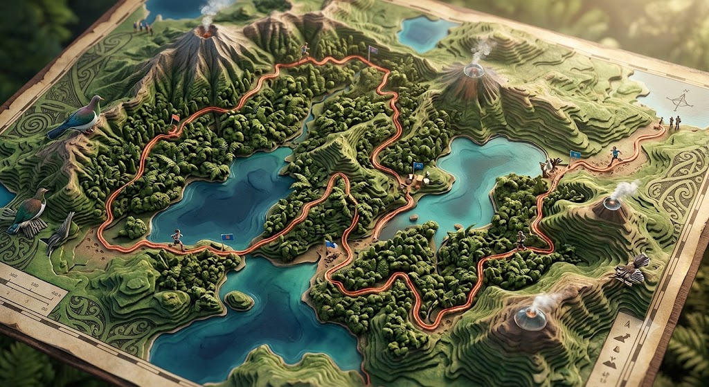 Tarawera Ultra Map